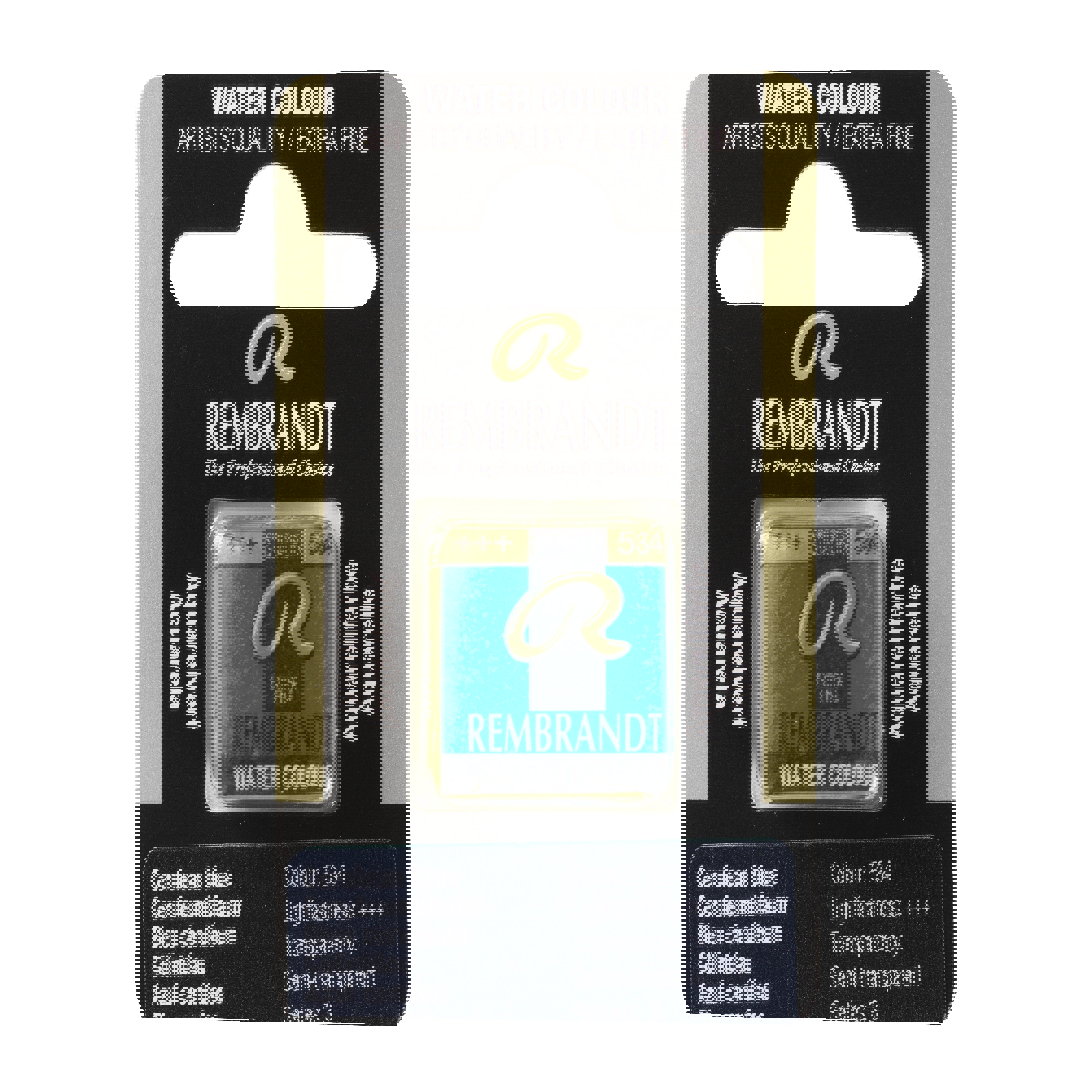 Rembrandt Watercolour Pan B Cerulean Blue 1 piece