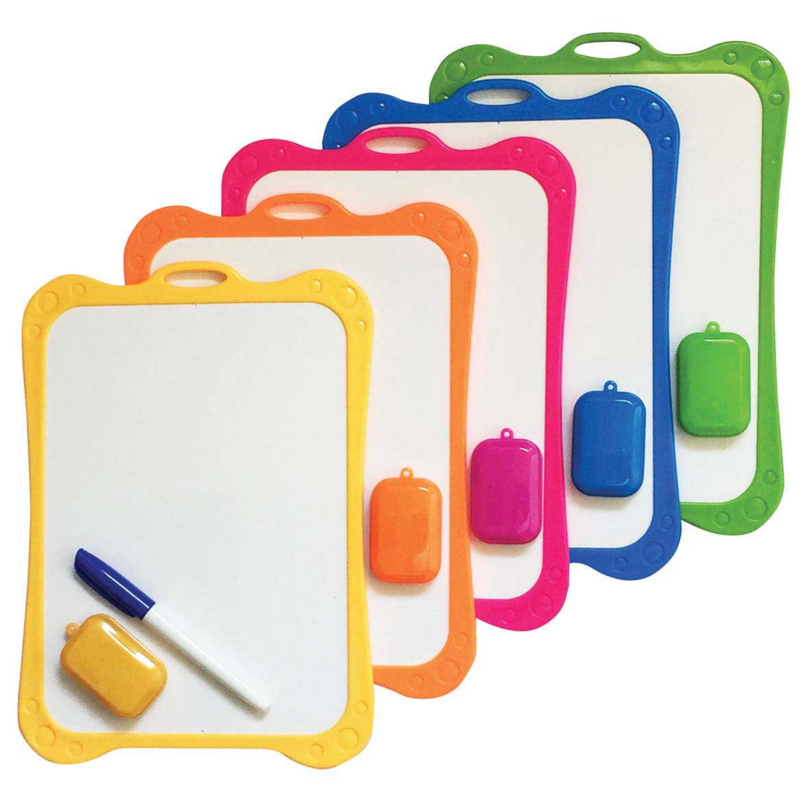 BRIO FUN Dry Erase Board double side w/duster A4