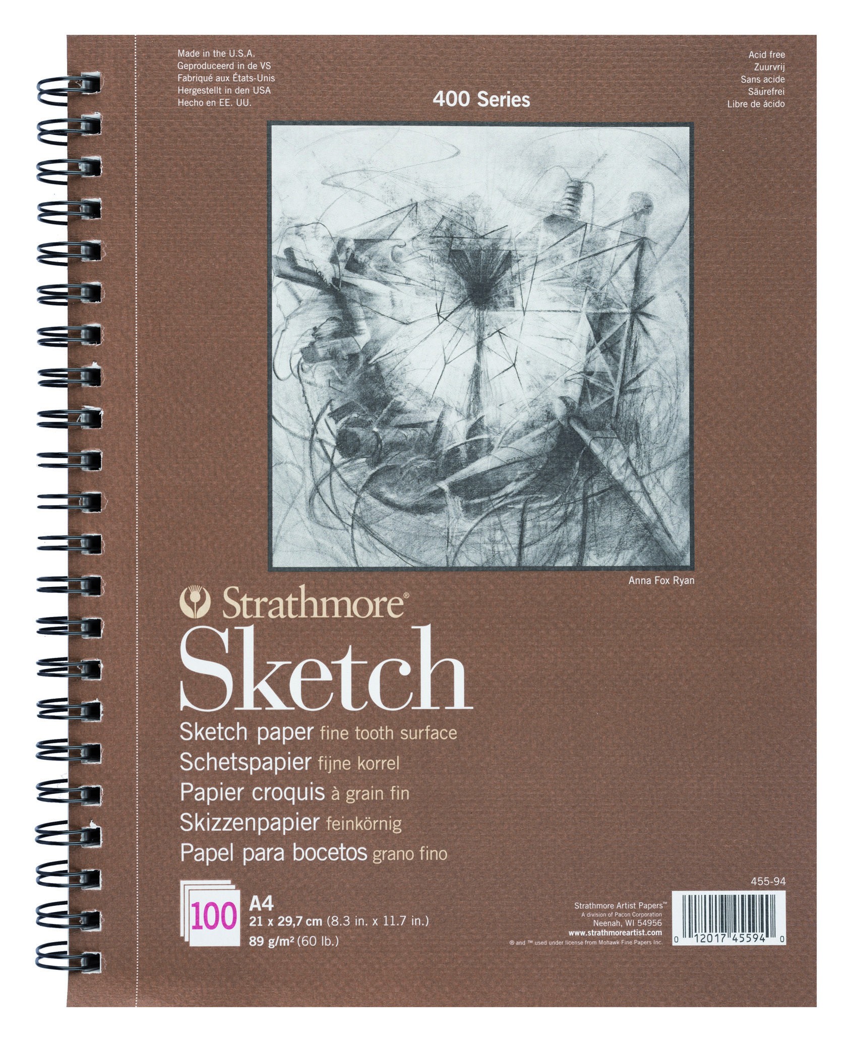 400 SKETCH PAD A4 100/89G#