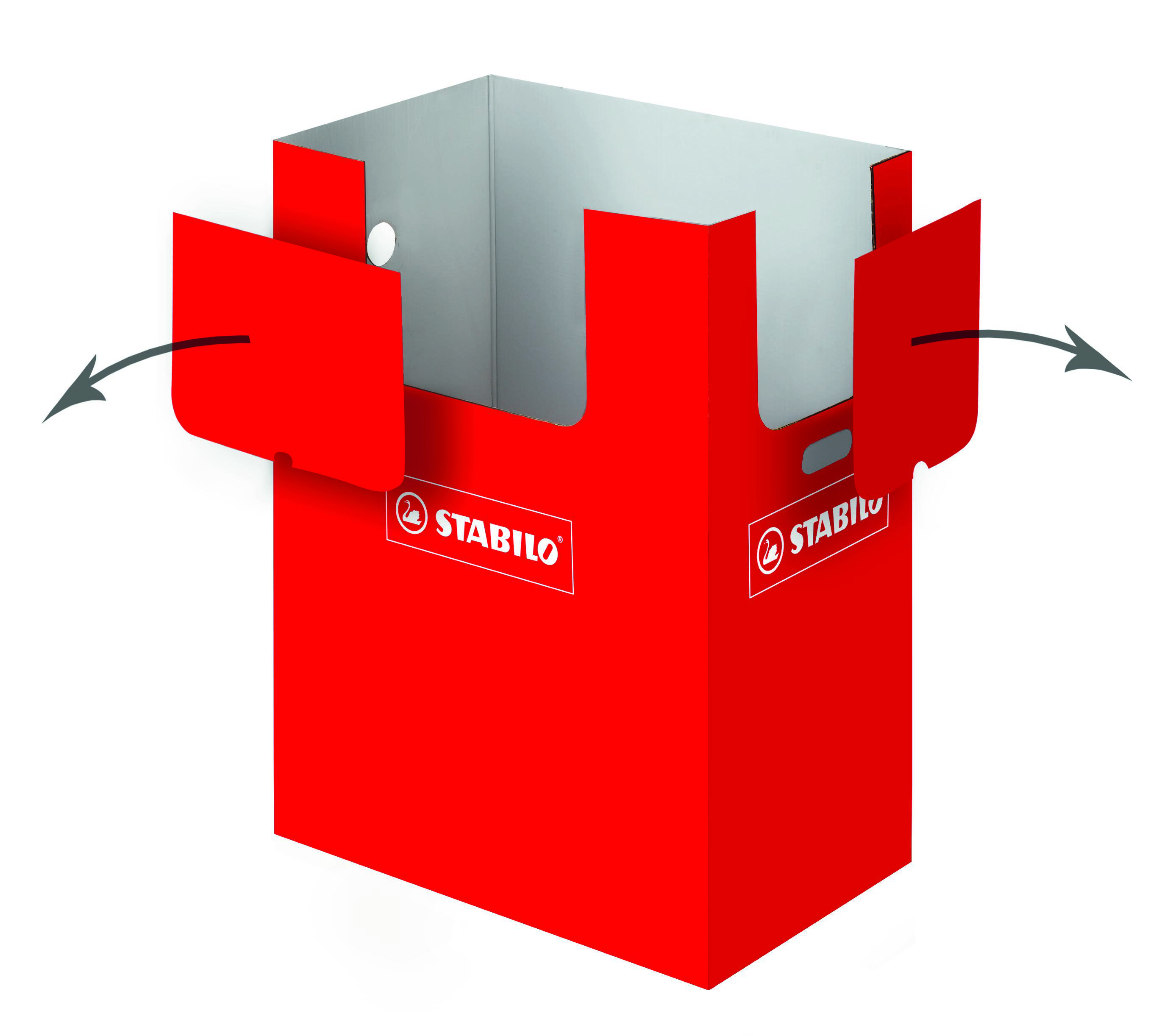 27/01 Dump Bin Red Empty for Microfication