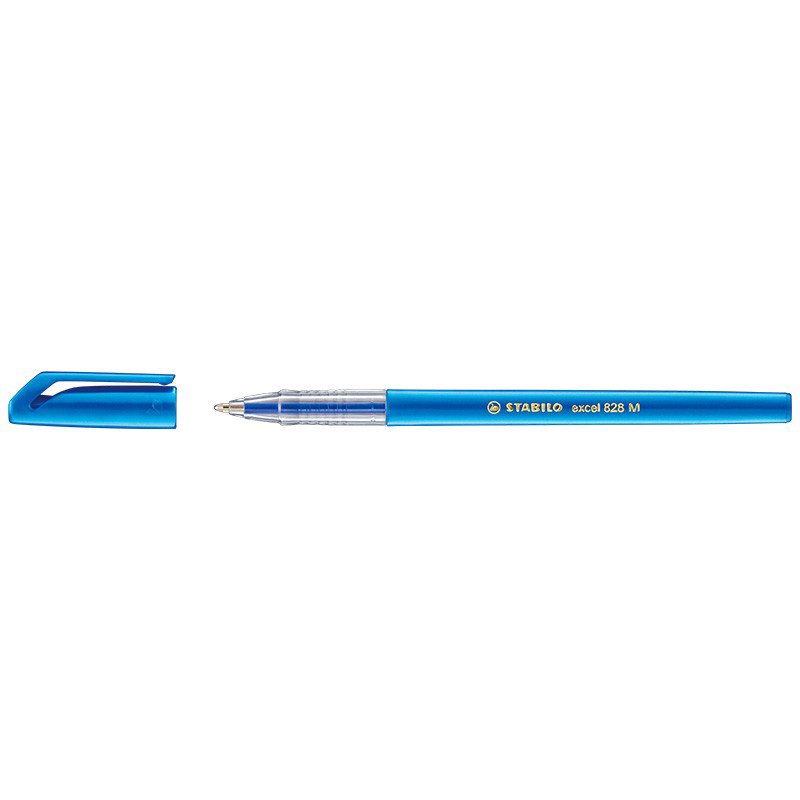 STABILO excel Ballpoint Pen Medium 0.45 mm, Blue