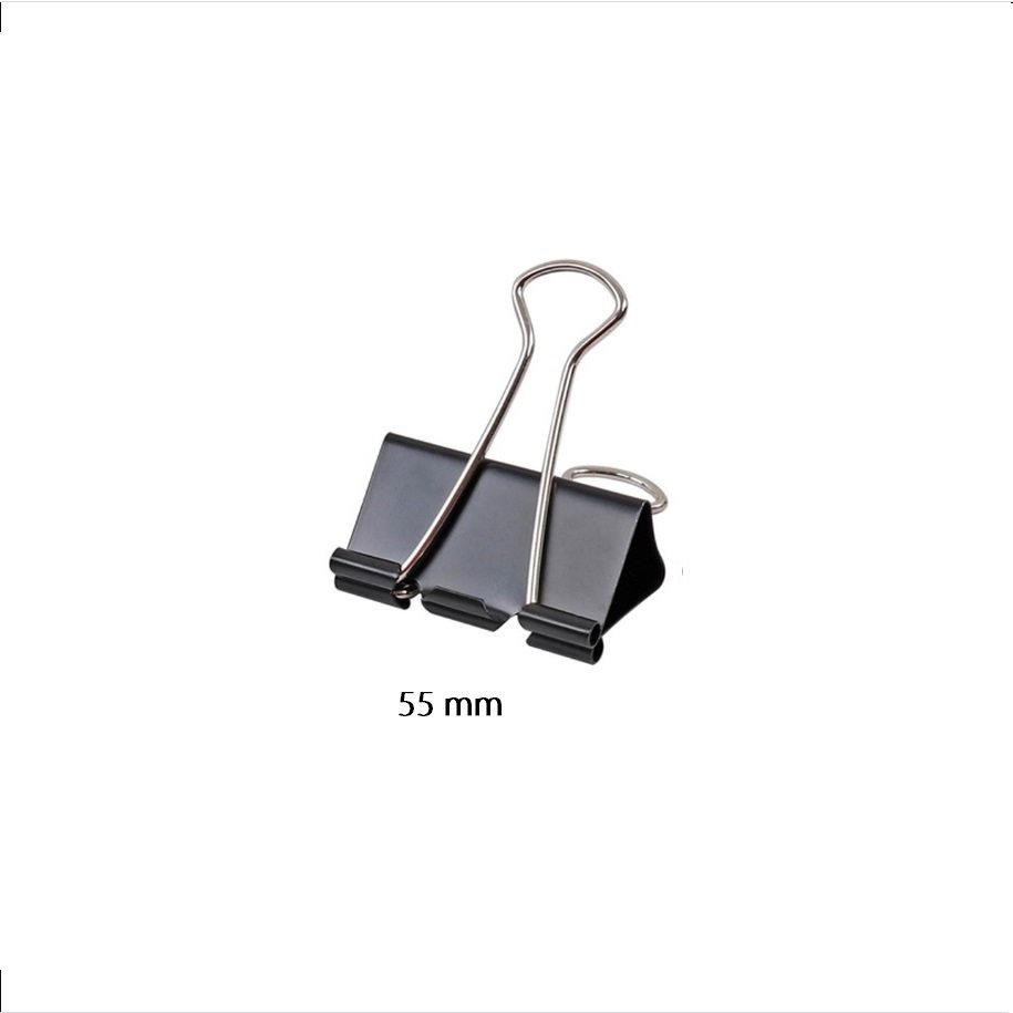 Metal Binder Clip 55mm (1 Dozen)