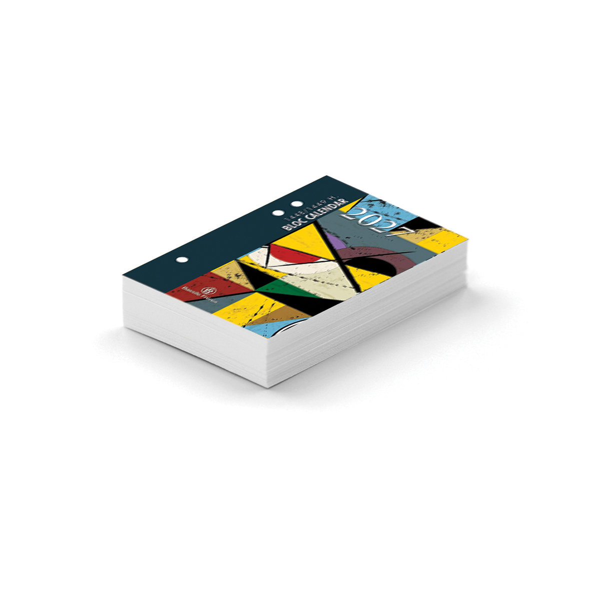 2027  Desk Block Calendar 3 holes 8.5x12 cm