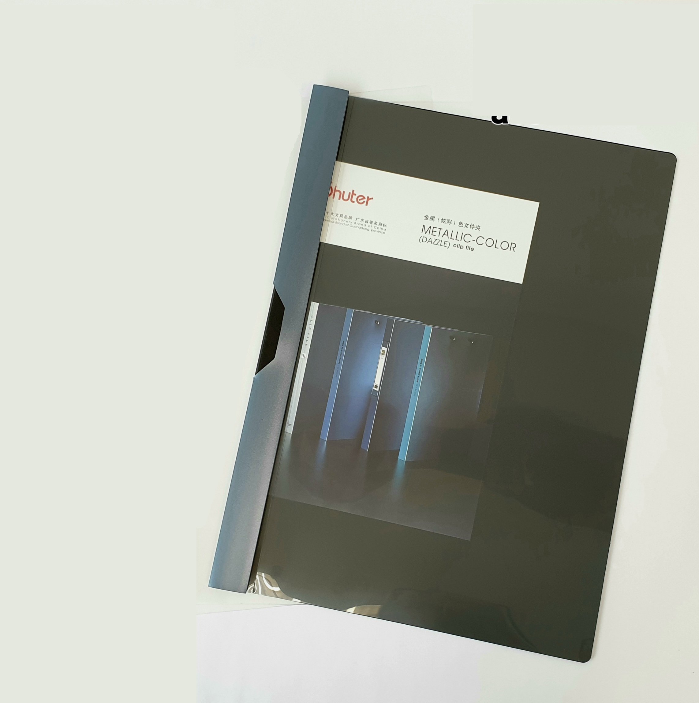 SHUTER Report Cover PP A4 3mm capacity, assorted