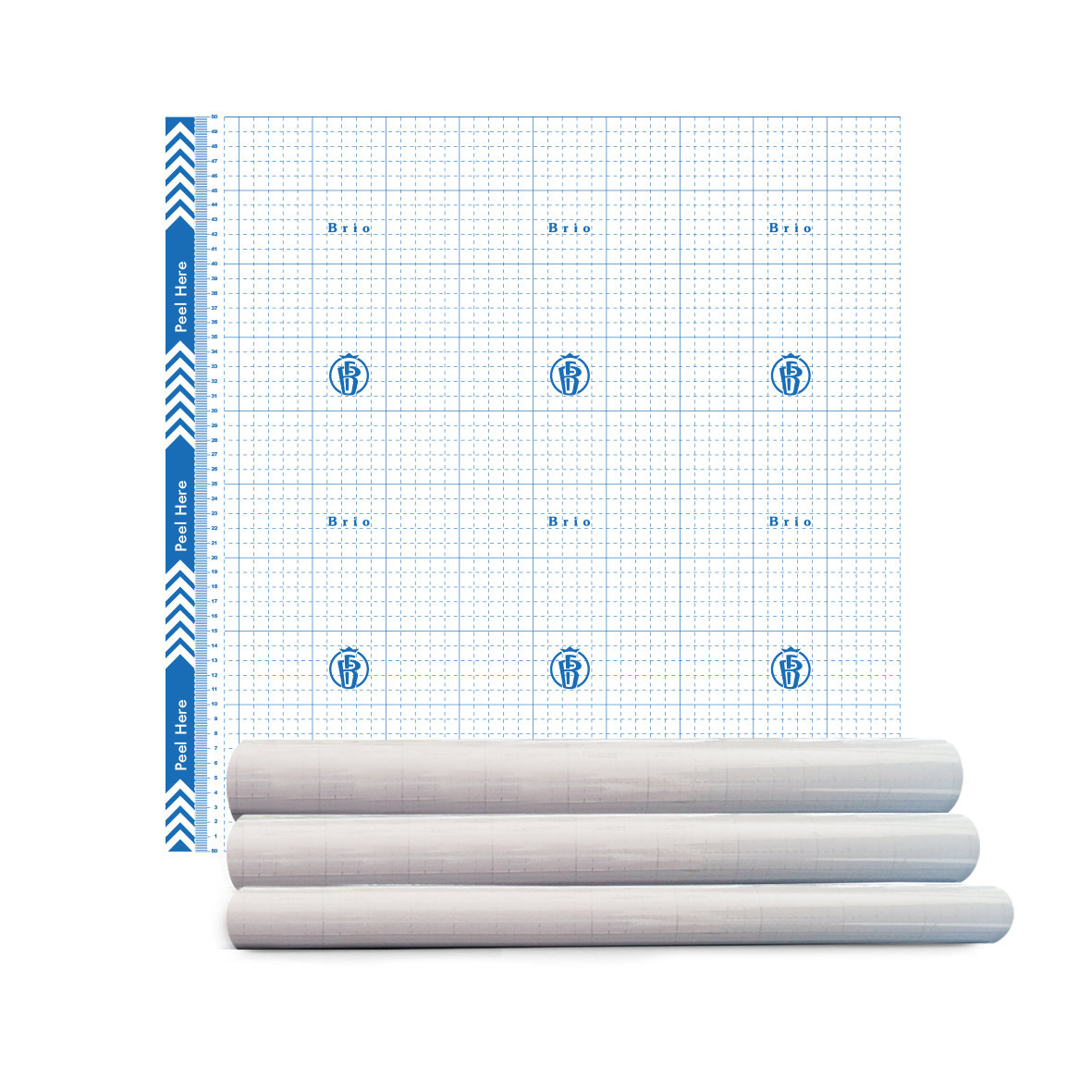 BRIO Adhesive Roll  80 mic 50cm x 250m