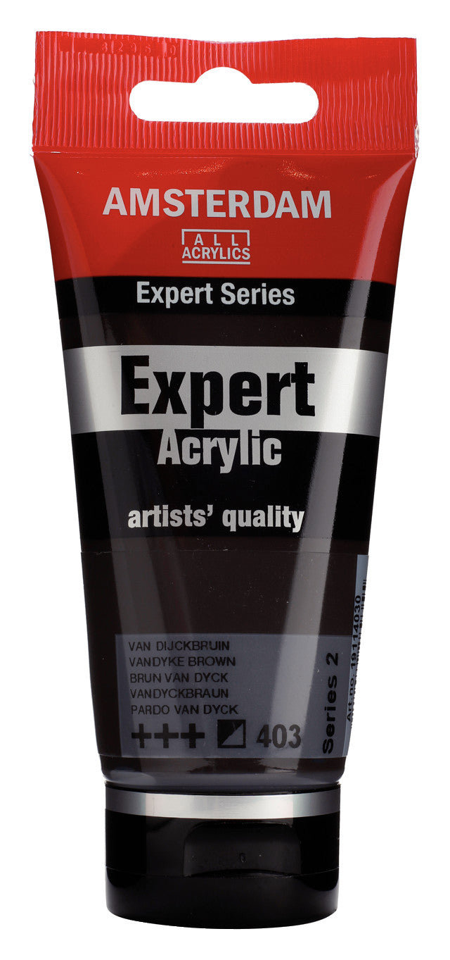 Amsterdam Expert Series Acrylic Tube 75 ml B Vandyke Brown