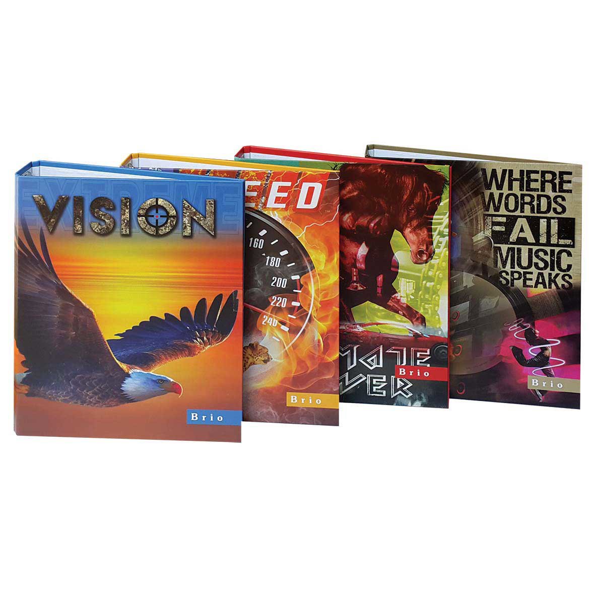 BRIO Ring Binder- 4 Rings- 25mm- A5