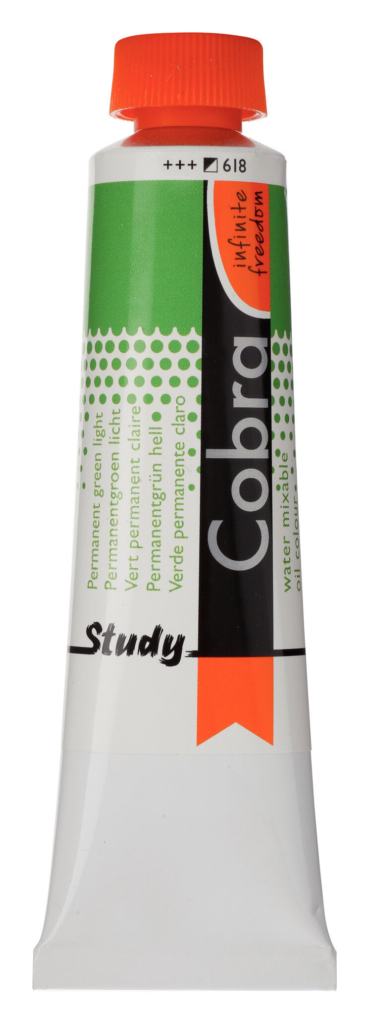 Cobra Study Oil Colour Tube 40 ml Permanent Green Light