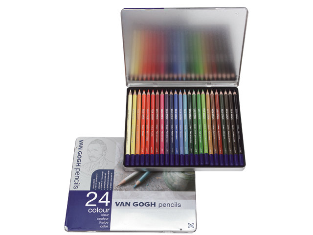 VG COLOUR PENC.SET METAL 24#
