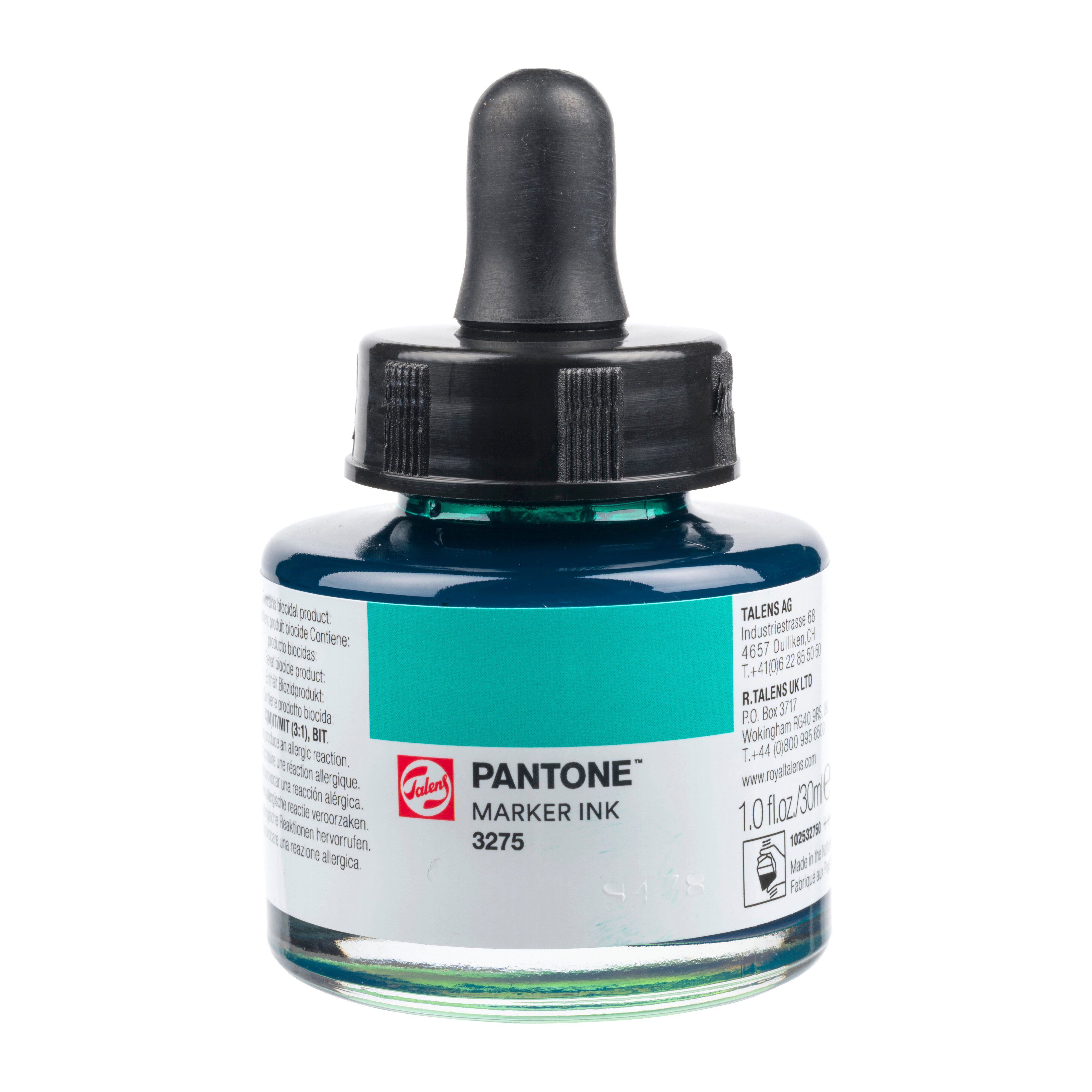 Talens Pantone Marker Ink 30ml Turquoise Green