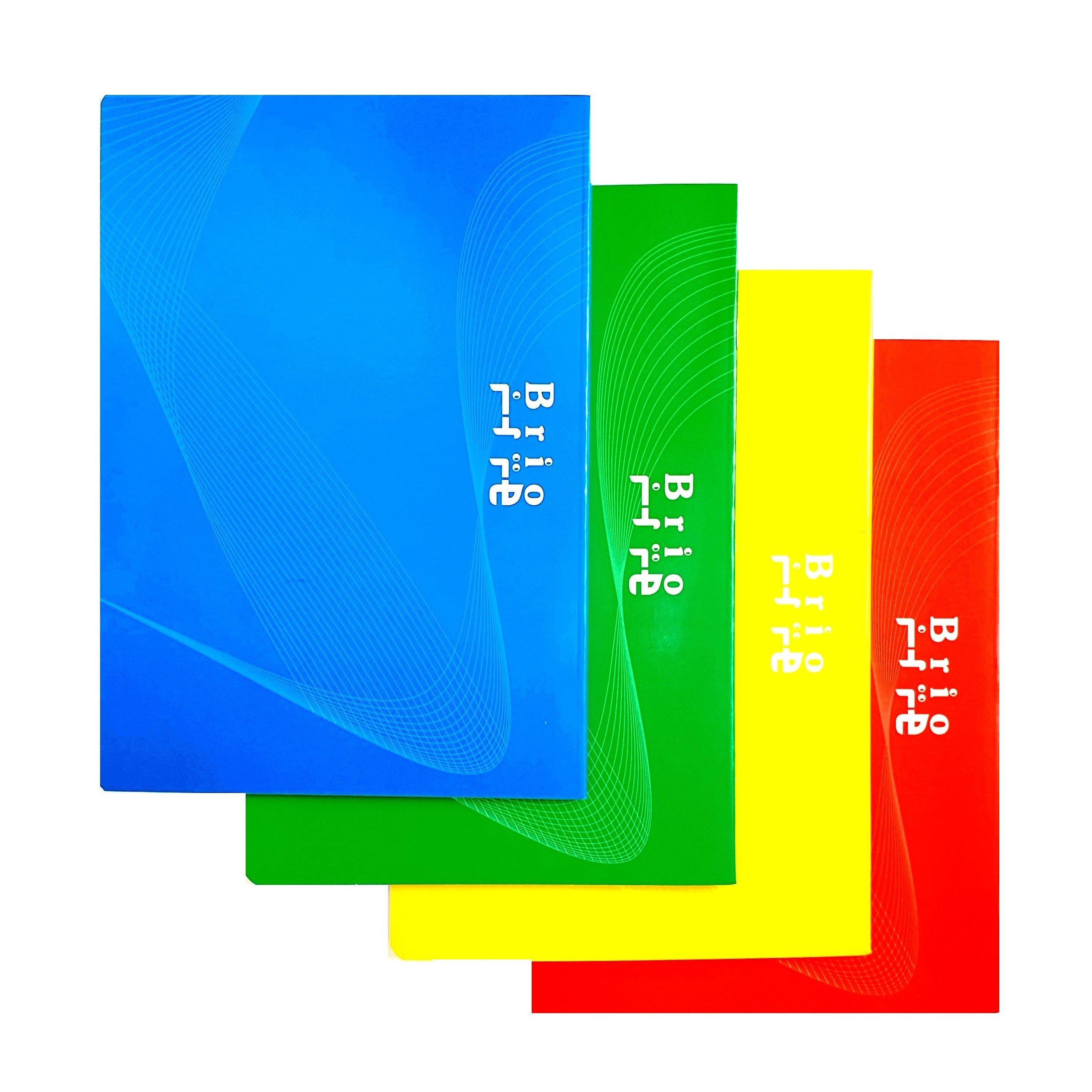 BRIO Col Bk Inv Stit 60g Lin 72sh L/R A4