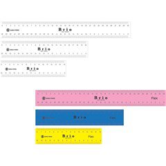 BRIO Ruler 15cm 2mm thickness Transparent