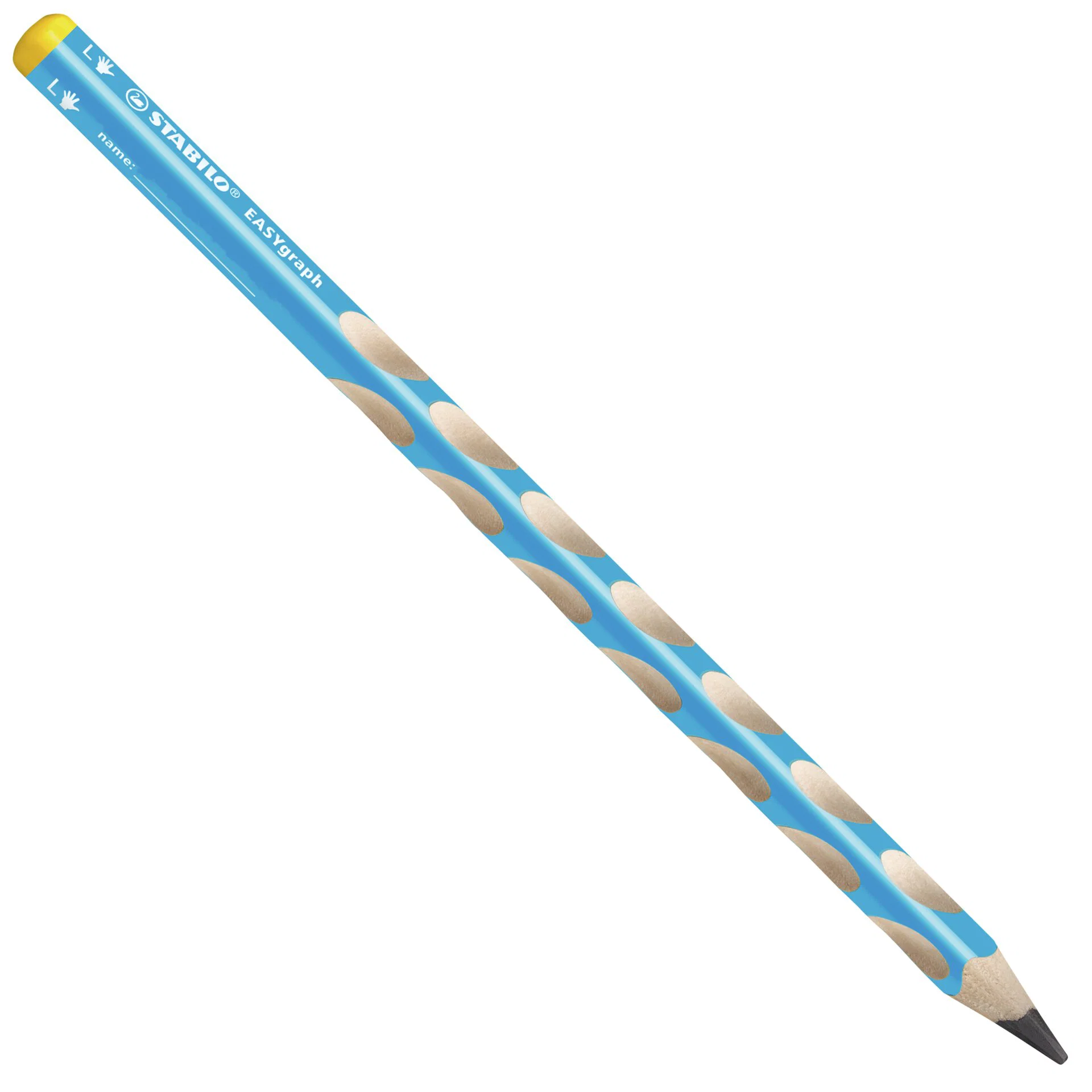 STABILO EASYgraph ergonomic Graphite Pencil HB, left-handed, blue, set of 6 Thumbnail
