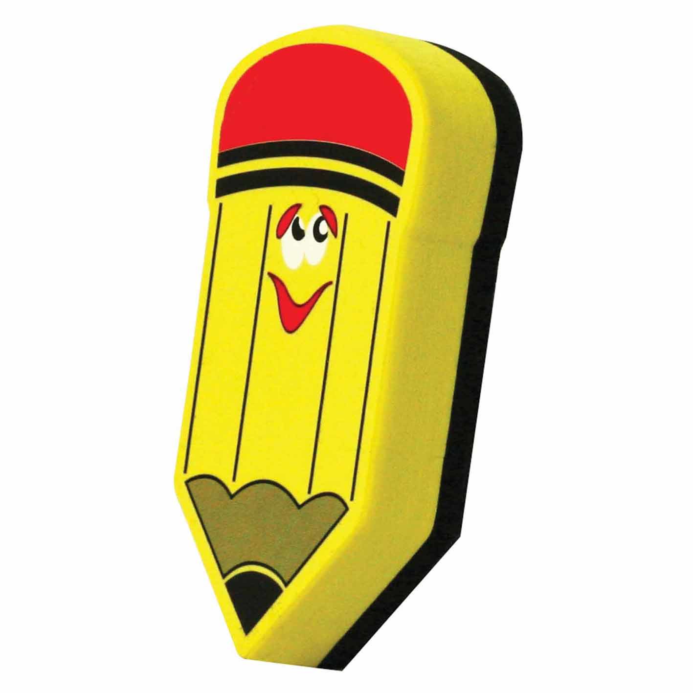 #510 White Board Eraser for Kids, Pen shape,Yellow