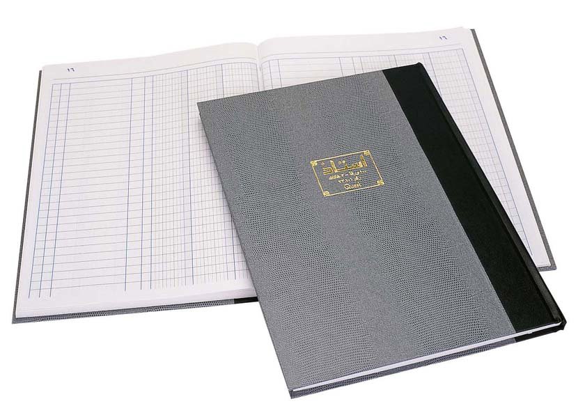 QUEST Ledger Book R.Op- 3 Col.- B4- 288sh