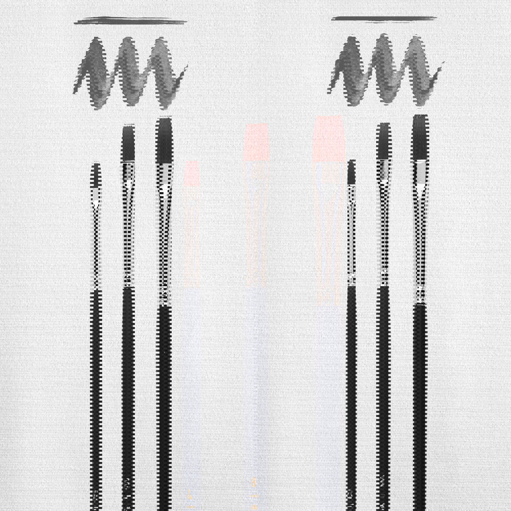 Rembrandt Oil and Acrylic Brush Sets Multicolour 3