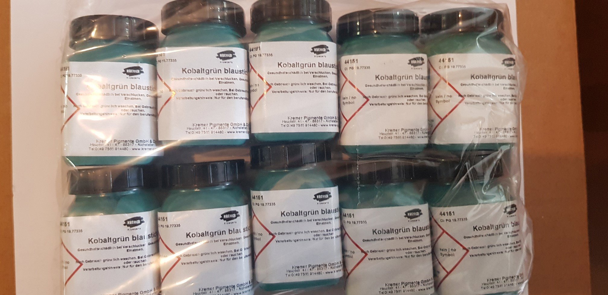 Kremer Pigment Green Bluish A 100g
