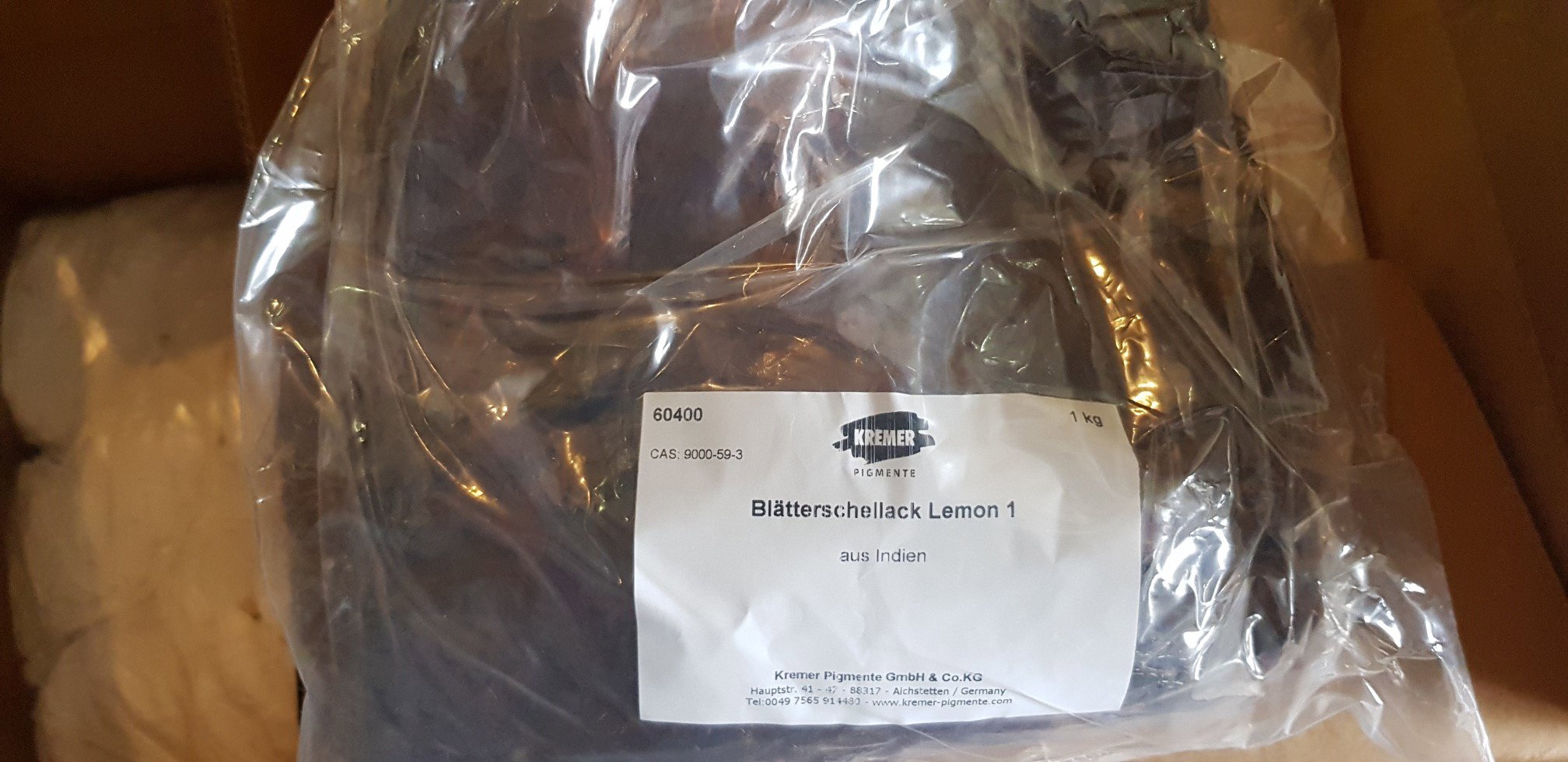 Kremer Shellac Lemon (1) 1Kg