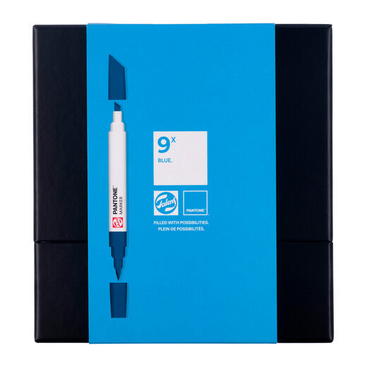 Talens Pantone Set Blue x9 Markers