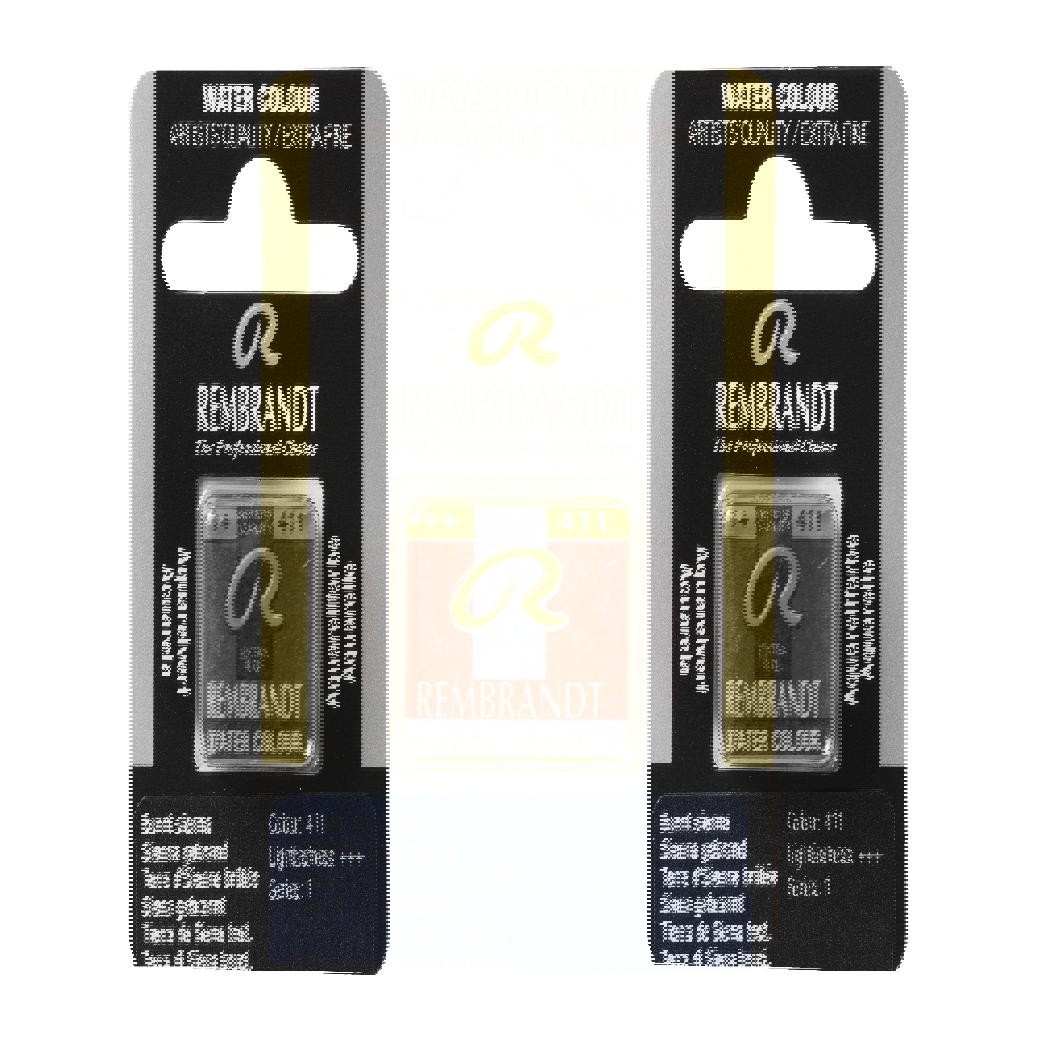 Rembrandt Watercolour Pan B Burnt Sienna 1 piece