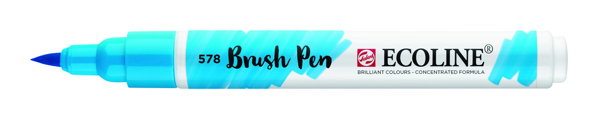 ECOLINE BRUSHPEN SKY BLUE CYAN