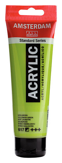Amsterdam Standard Series Acrylic Tube 120 ml Yellowish Green