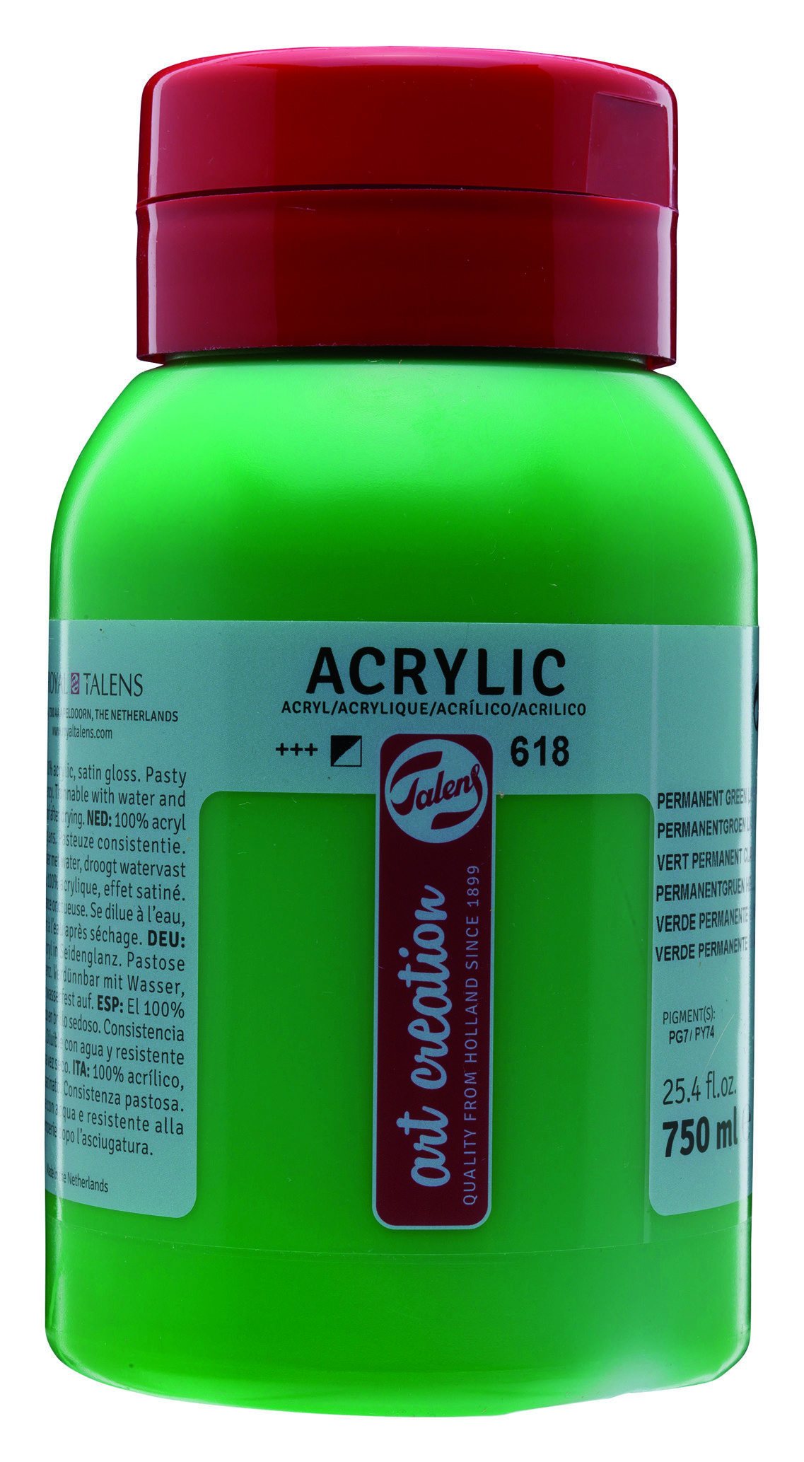TAC ACRYL 750ML PERM.GREEN LT