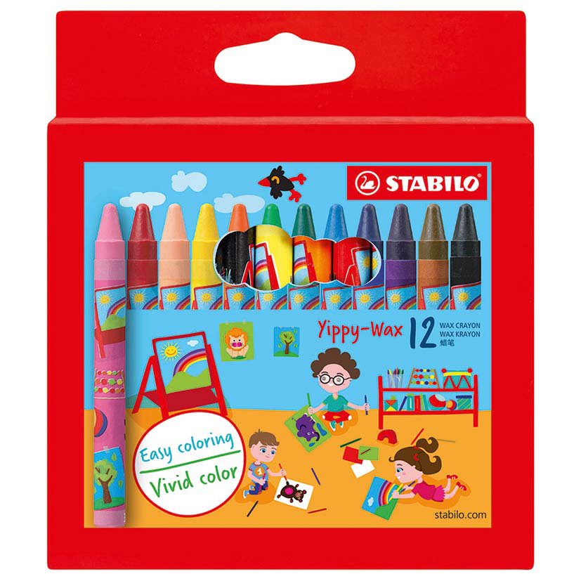 2812 Yippy-Wax 12 Colors in cardboard