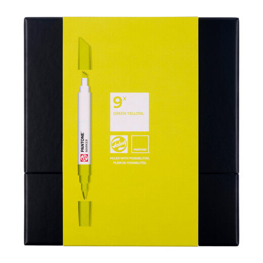 Talens Pantone Set Green Yellow x9 Markers