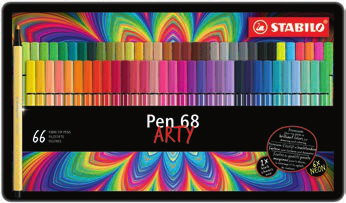 6866-031 Pen 68 Metal box 66pcs