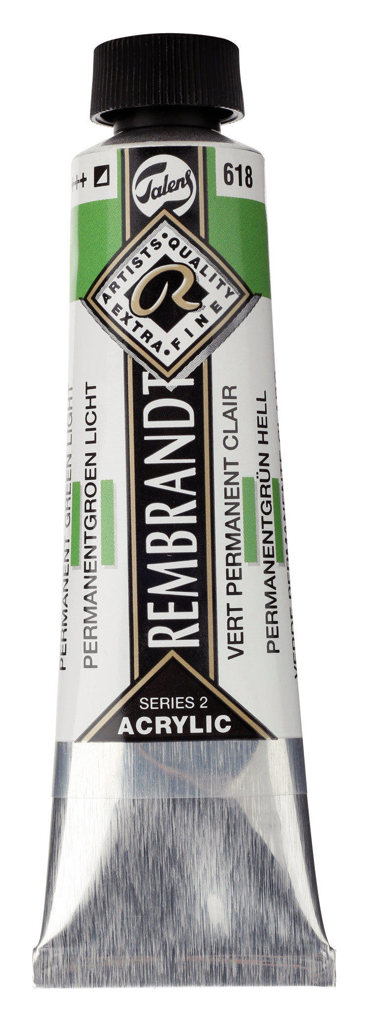 Rembrandt Acrylic Colour Tube 40 ml Permanent Green Light