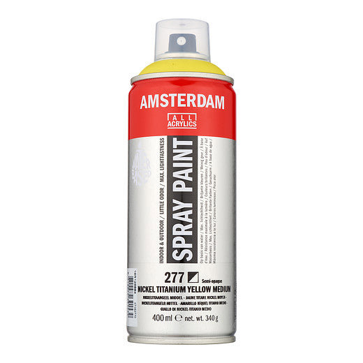 Amsterdam Spray Paint 400 ml Nickel Titanium Yellow Medium