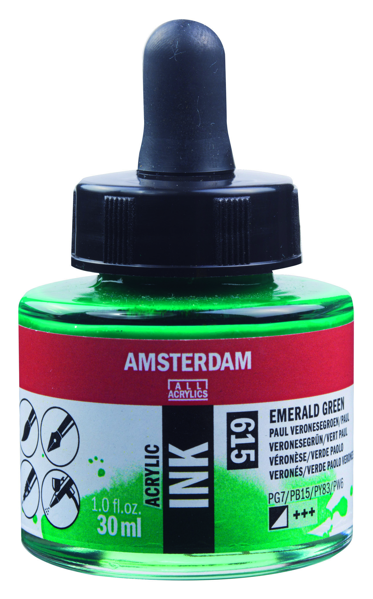 AAC INK 30ML EMERALD GREEN