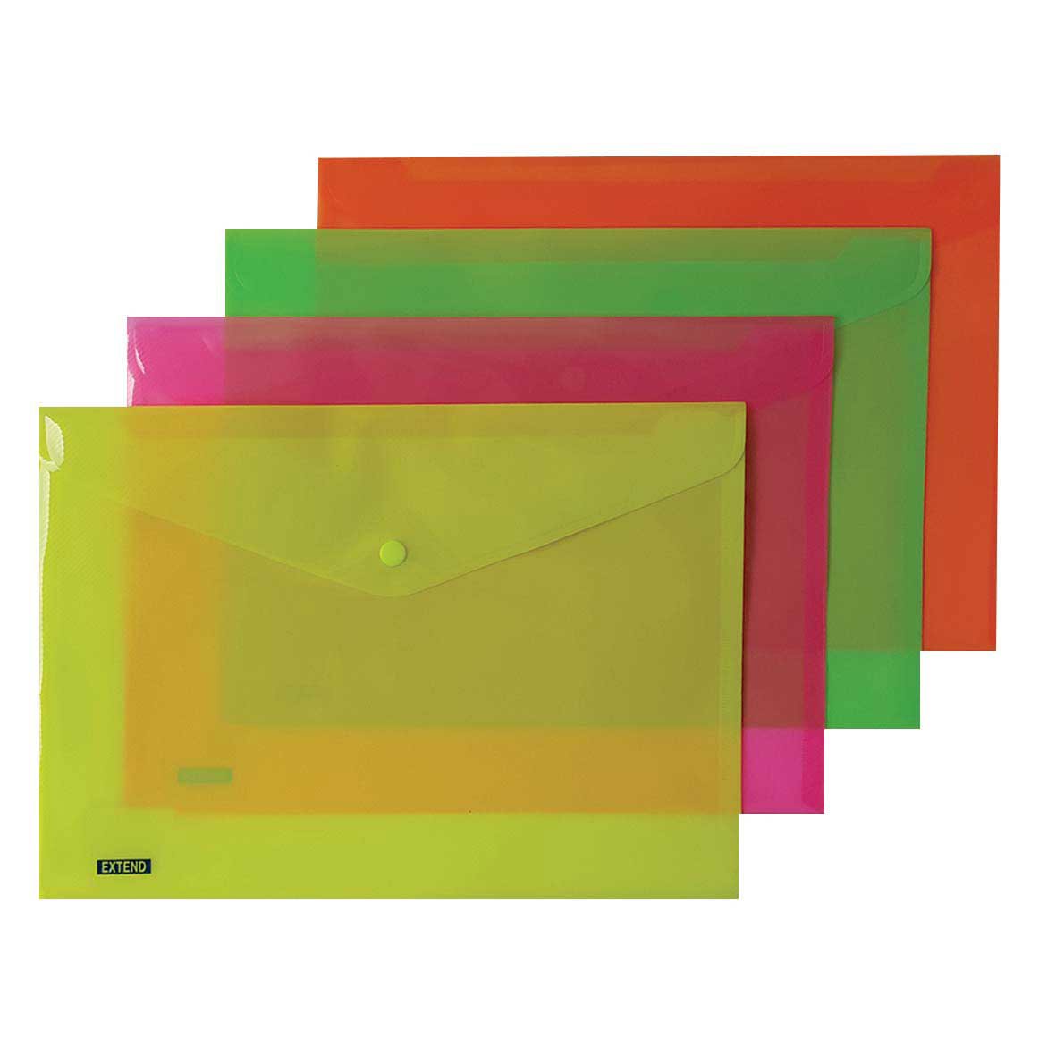 EXTEND Button file 150mic-  A4- Fluo-Yellow