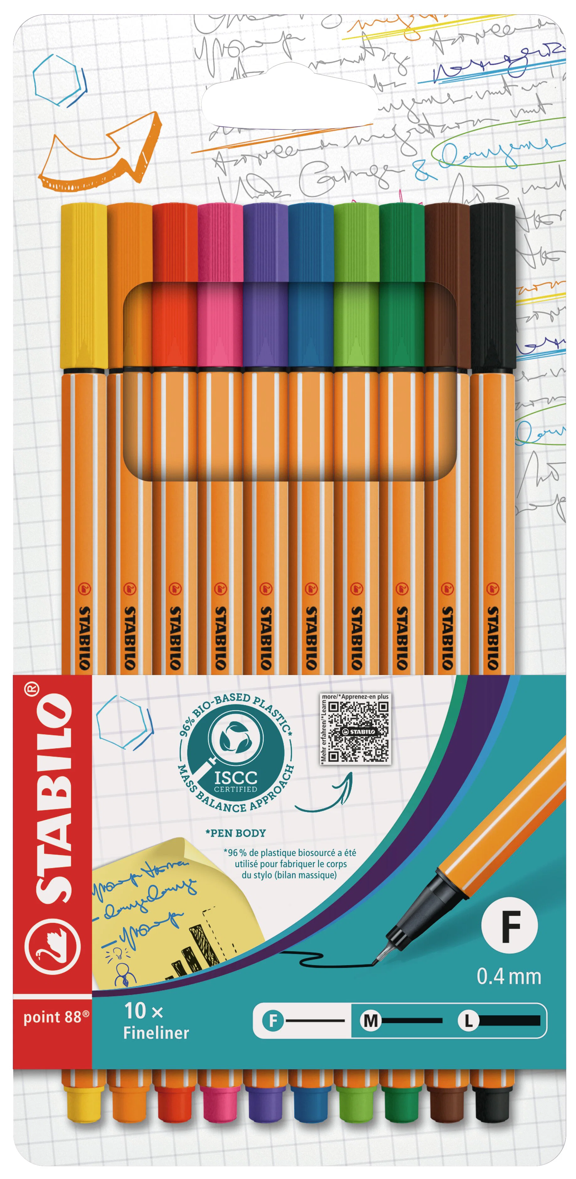 Stabilo point 88 Wallet 10 Pieces Thumbnail