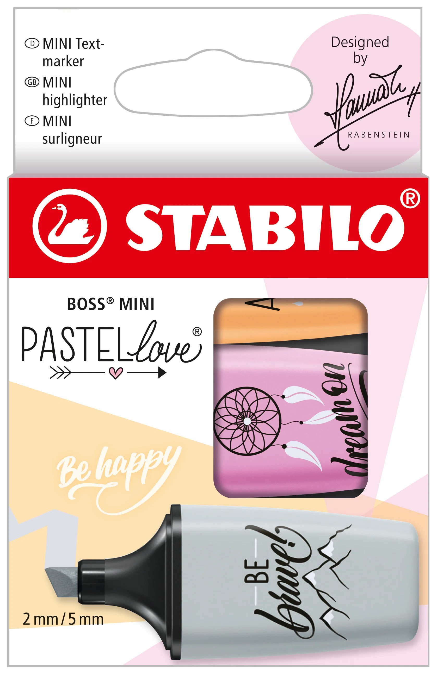 STABILO BOSS MINI Pastellove 2.0 Wallet of 3 Highlighters Thumbnail