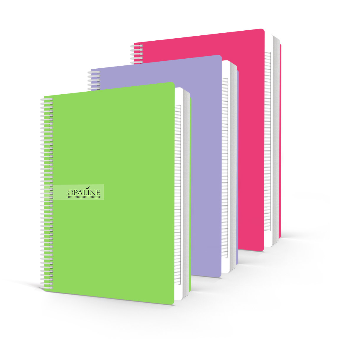 OPALINE Un Bk PP Spiral 70g Sey 48sh L/O A4 As