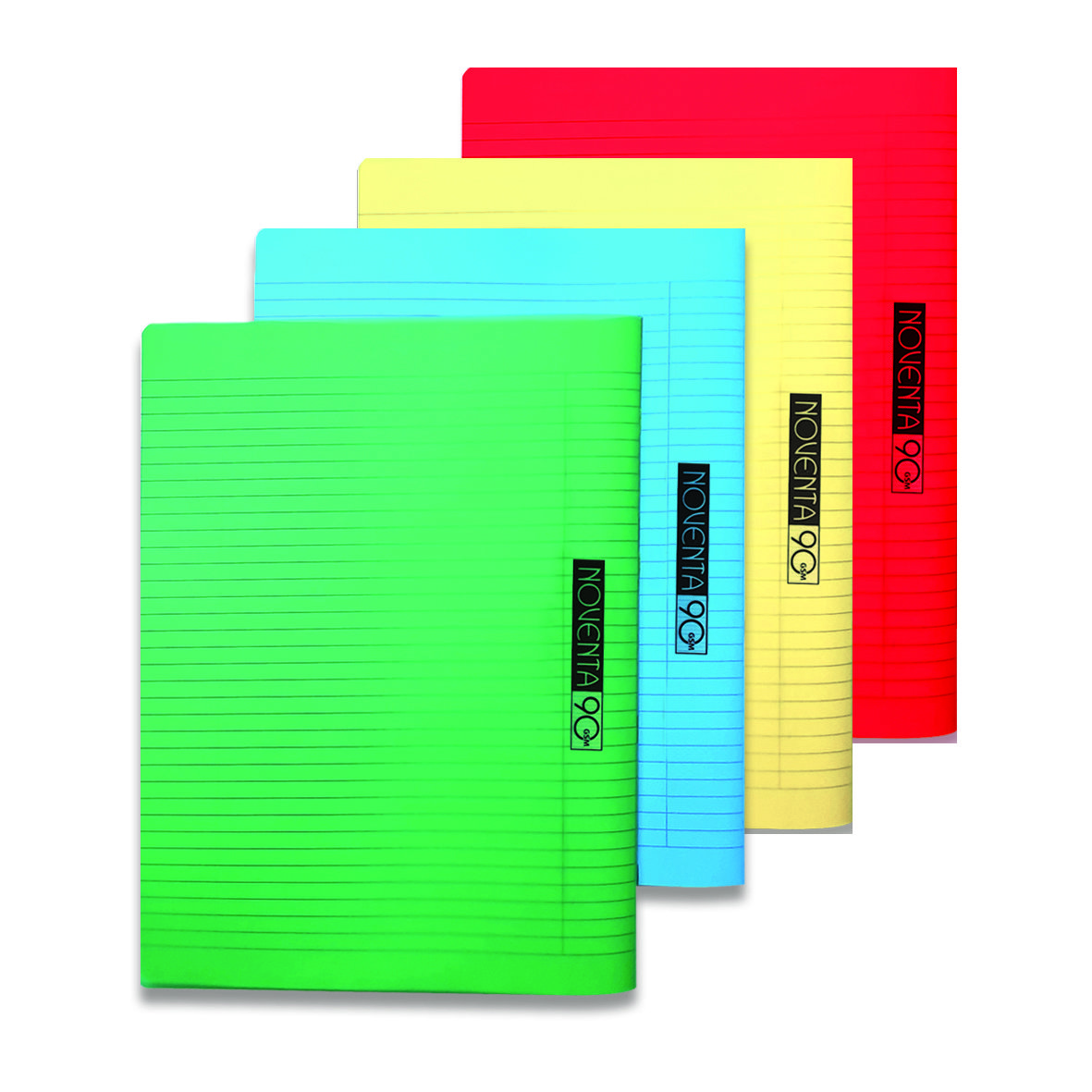 NOVENTA Col Bk PP Stit 90g Eng.L 48sh L/R 24x32cm