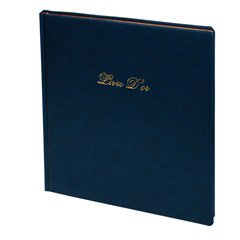 GOLD Book PU 100gsm Gilded 100sh 29x29cm D.Blue