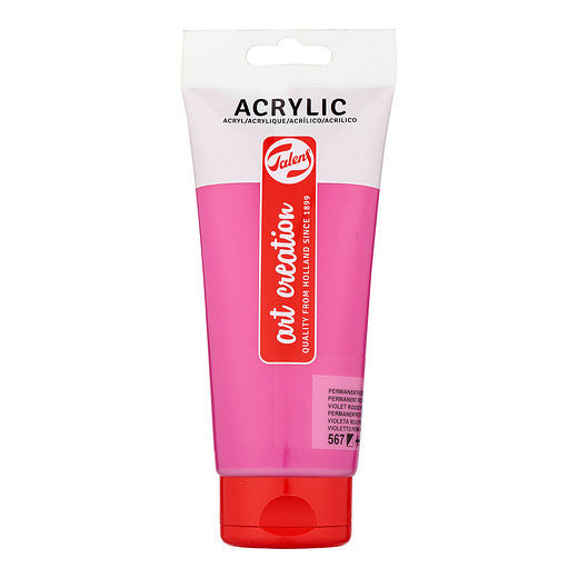 Talens Art Creation Acrylic Colour Tube 200 ml Permanent Red Violet