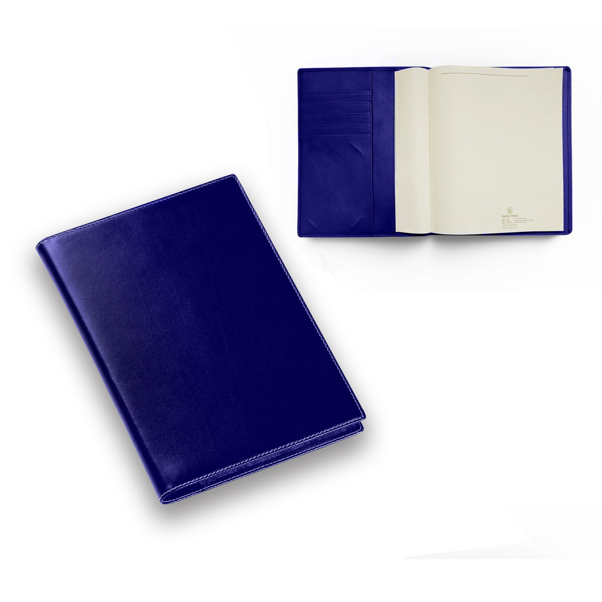 2027 Weekly Diary Portfolio PU Cover L/O A4 Blue