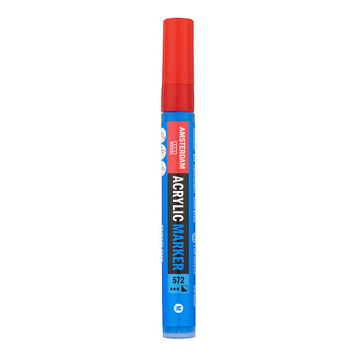 Amsterdam Acrylic Marker 4 mm Primary Cyan