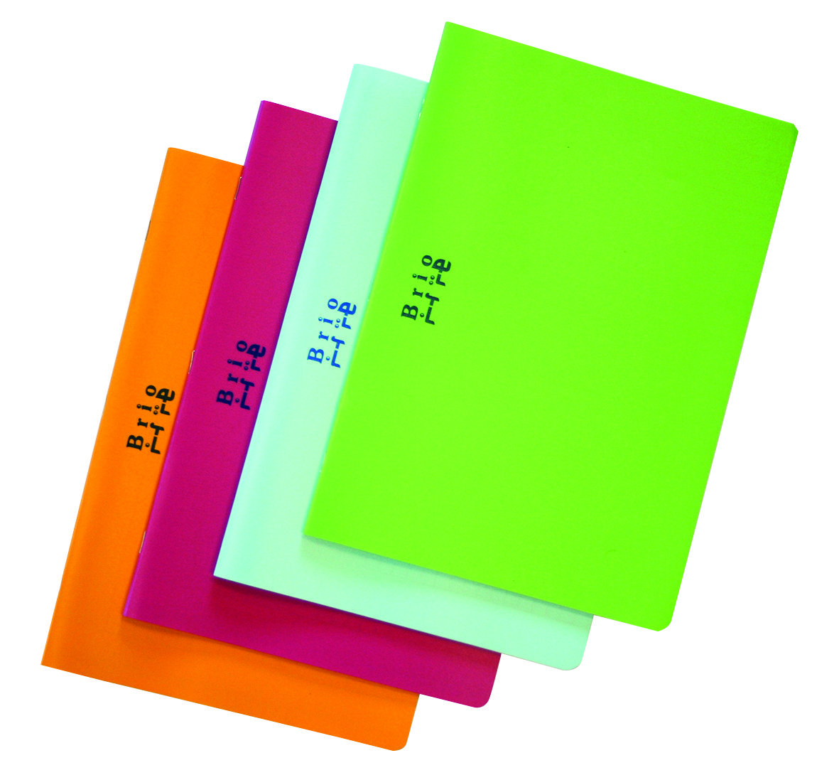 BRIO Col Bk PP Stit 60g Lin 96sh L/R A4