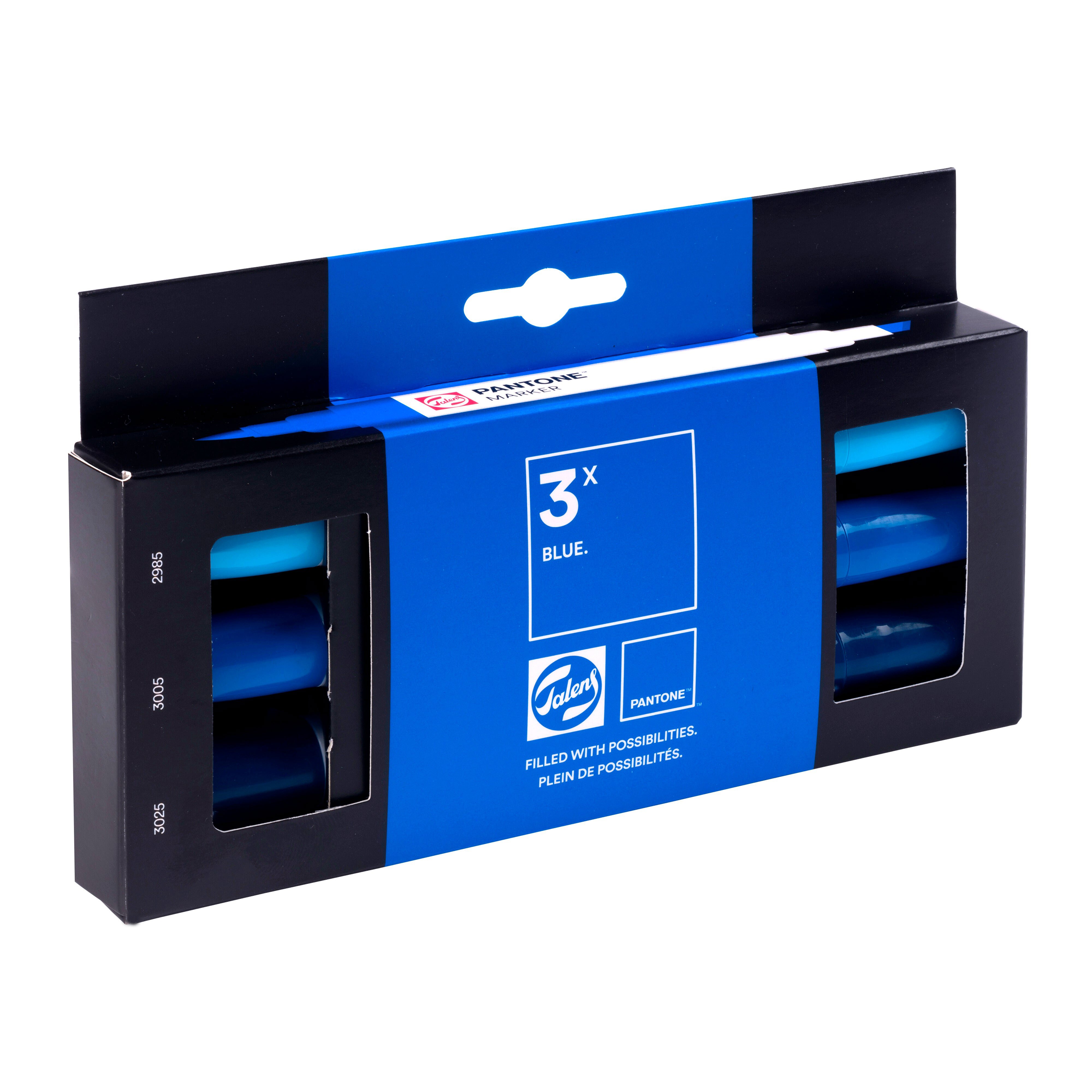 Talens Pantone Set Blue x3 Markers Thumbnail