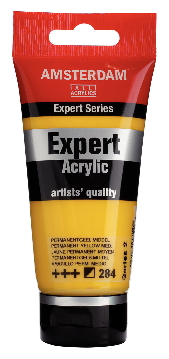 Amsterdam Expert Series Acrylic Tube 75 ml Permanent Yellow Medium