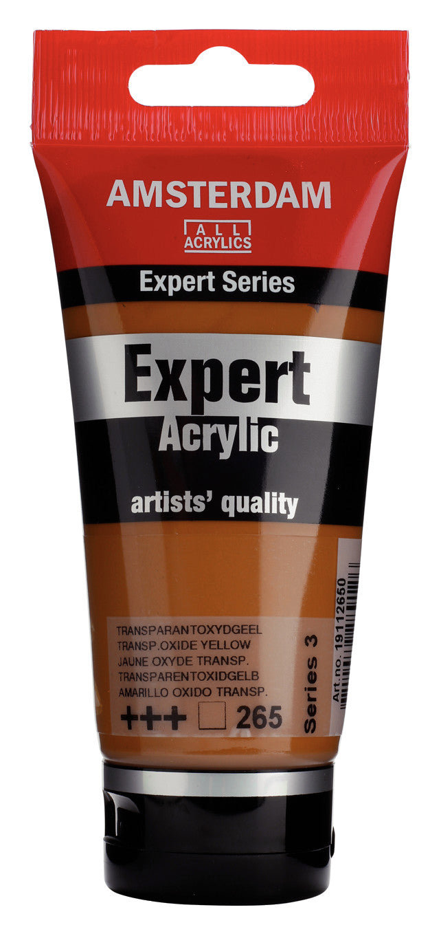 Amsterdam Expert Series Acrylic Tube 75 ml B Transparent Oxide Yellow