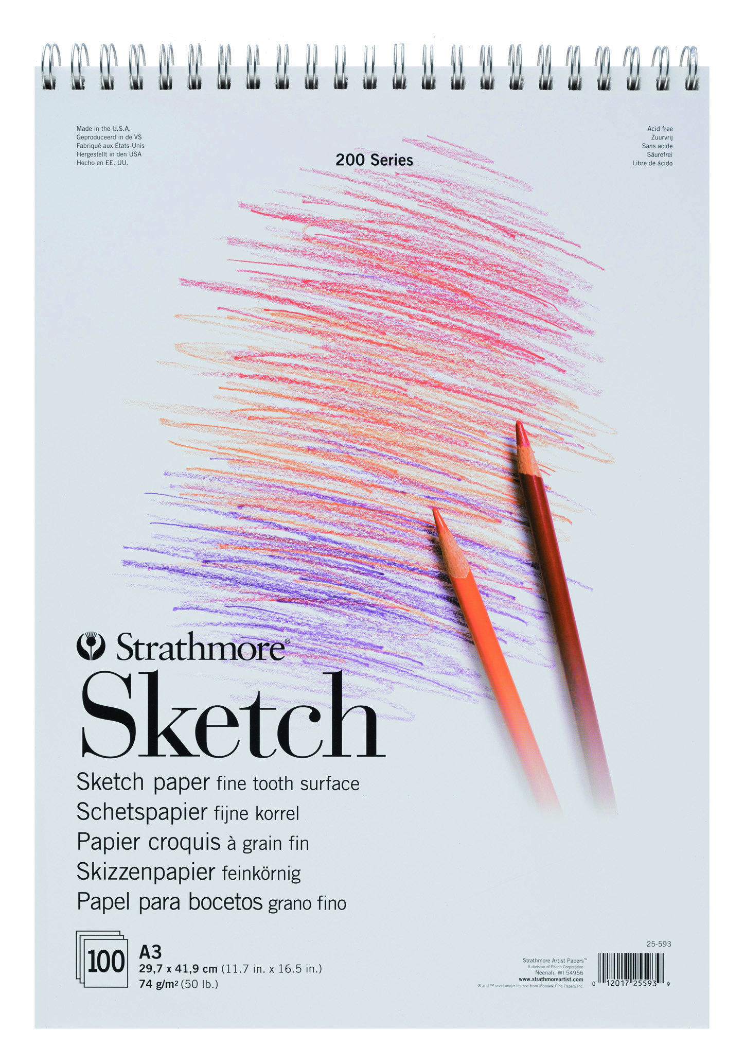 200 SKETCH PAD A3 100/74G#