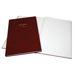 Record book Hard Cov 60g Lines 192sh 21x33cm FC