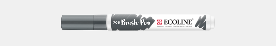 ECOLINE BRUSHPEN DEEP GREY Thumbnail