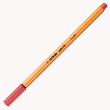 88/47 point 88 rust red
